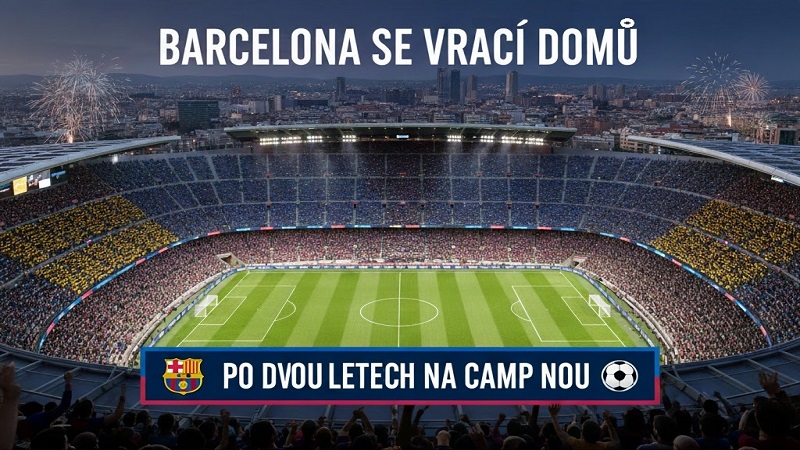 Barcelona se po více než dvou letech vrací na Camp Nou!