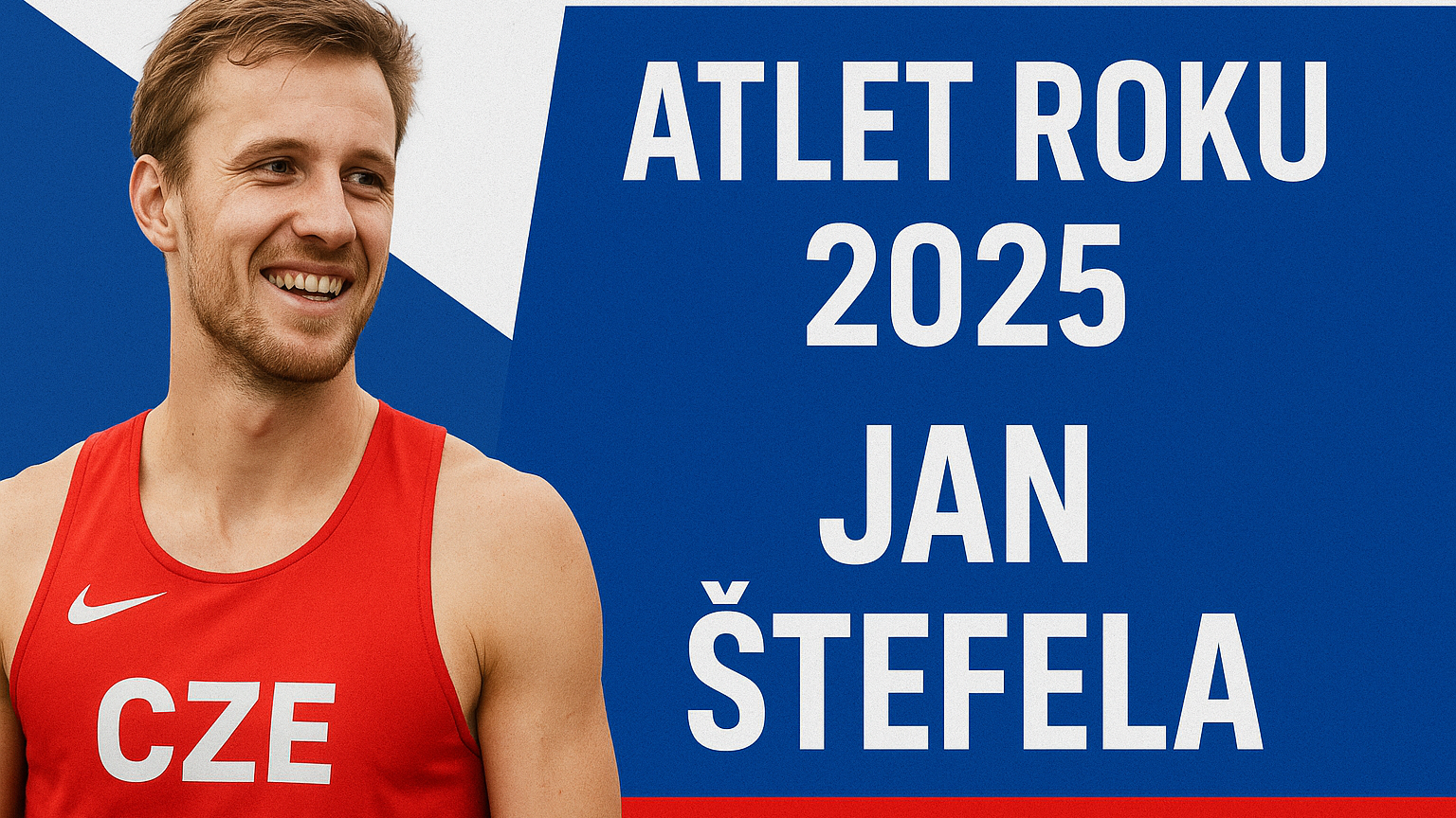Výškař Jan Štefela je Atletem roku 2025