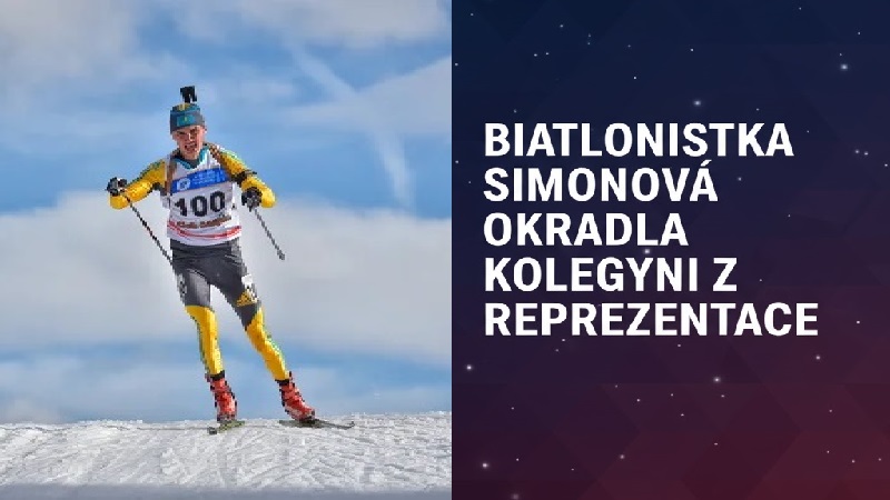Hvězdná biatlonistka Simonová okradla reprezentační kolegyni