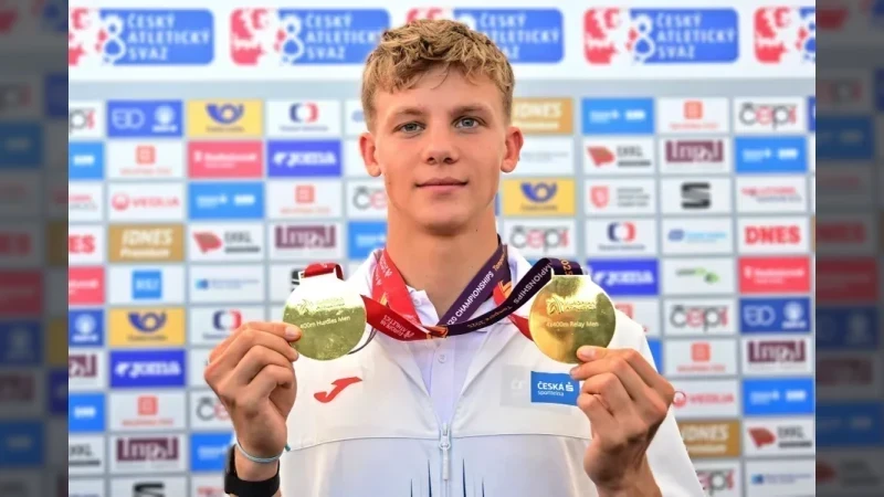 Obrovský úspěch! Michal Rada byl zvolen největší vycházející hvězdou evropské atletiky pro rok 2026!