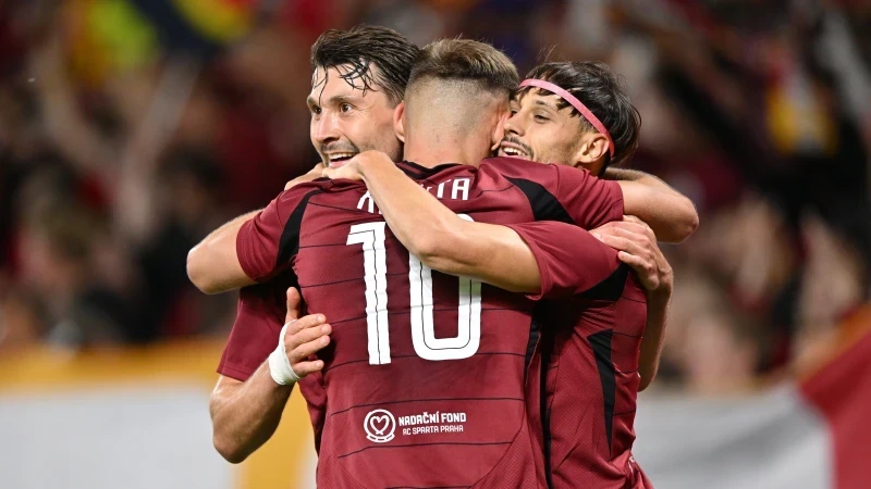 Sparta vstoupila do Evropské ligy skvěle. Ararat rozstřílela 4:1